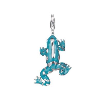 Esprit Anhänger Charms Silber Frog blau XL ESCH91252A000