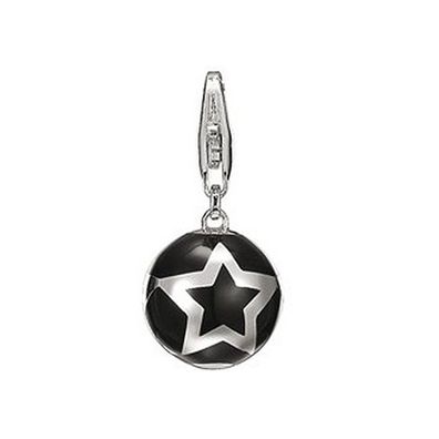 Esprit Anhänger Charms Silber Star Ball Black ESZZ90776A000