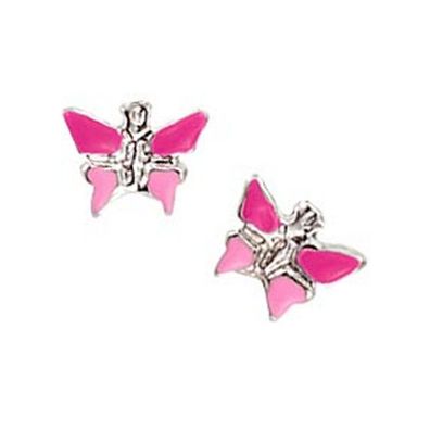 Scout Kinder Ohrringe Ohrstecker Silber Schmetterling pink Mädchen 262127100 NEU