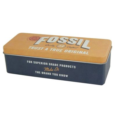 Fossil Brillendose Brillenbox Sammlerdose