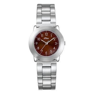 s. Oliver Damen-Armbanduhr Analog Quarz SO-15023-MQR