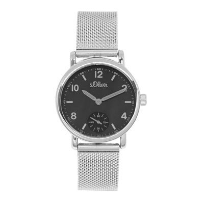 s. Oliver Damen-Armbanduhr Analog Quarz SO-15098-MQR