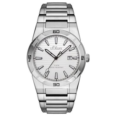 s. Oliver Herren-Armbanduhr Analog Quarz SO-15157-MQR