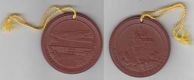 DDR Meissner Porzellan Medaille Museum Burg Kriebstein