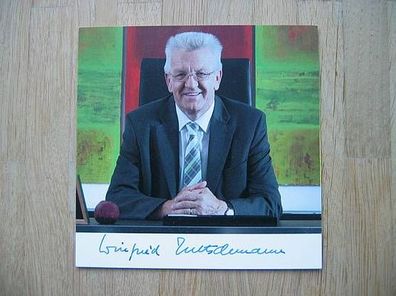 Baden-Württemberg Ministerpräsident Die Grünen Winfried Kretschmann - Autogramm!!!