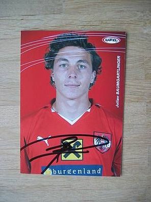 Nationalmannschaft Österreich Julian Baumgartlinger - handsigniertes Autogramm!!!