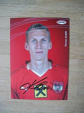 Nationalmannschaft Österreich Florian Klein Autogramm