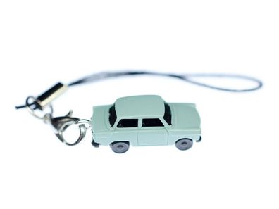 Trabi Trabant Trabbi Handyanhänger Miniblings Modell 1:160 Miniatur Auto blau