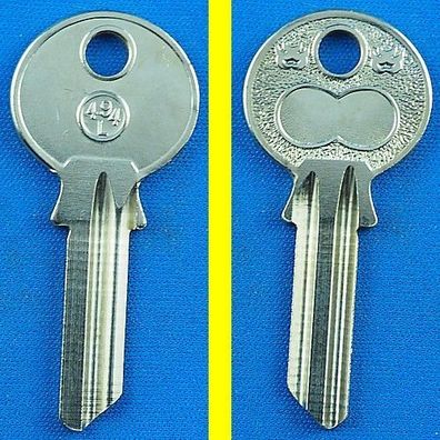 Schlüsselrohling Börkey 494 L alt - für verschiedene Azbe, Ivana, Plodari, Wally