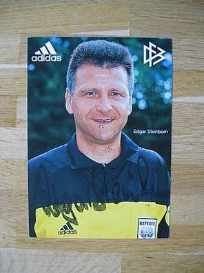 DFB Bundesligaschiedsrichter Edgar Steinborn Autogramm!