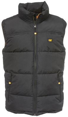 CAT Caterpillar Weste Steppweste gefüttert wasserbeständig 36618 schwarz Gr. XL