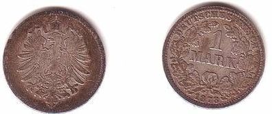1 Mark Silber Münze Kaiserreich 1878 G