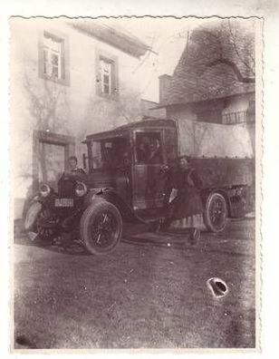 22028 Original Foto altes Automobil LKW um 1925