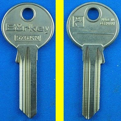 Schlüsselrohling Börkey 576 KN für verschiedene TOK, Trelock, Winkhaus PZ