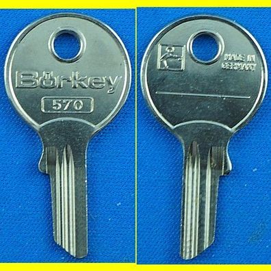Schlüsselrohling Börkey 570 neu für verschiedene Blau, Emoh, Gewiru, Linde, Wesco ...