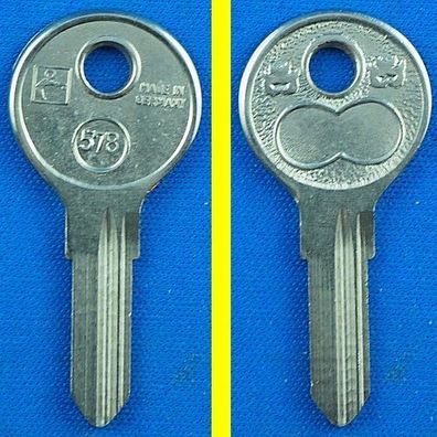 Schlüsselrohling Börkey 578 für verschiedene Bouchon, Ju, LAS, PJ, Renz