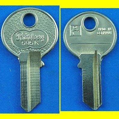 Schlüsselrohling Börkey 595 K für Burgwächter, Viro, Volm