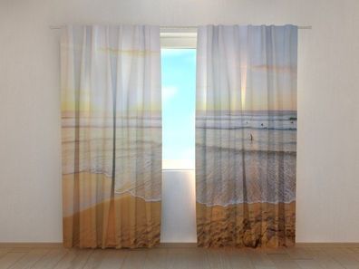 Fotogardine Meer, Vorhang bedruckt, Fotodruck, Fotovorhang, nach Maß
