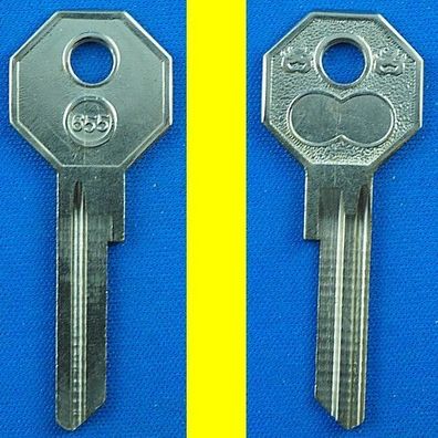 Schlüsselrohling Börkey 655 für verschiedene GHE / Saab