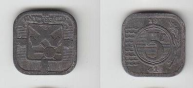 5 Cent Zink Münze Niederlande 1941