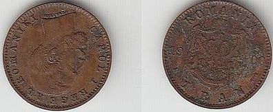 5 Bani Kupfer Münze Rumänien 1900