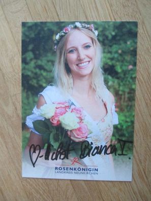 Neunkirchen Rosenkönigin Bianca I. - handsigniertes Autogramm!!!
