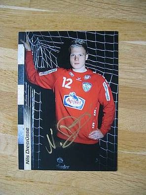Handball Bundesliga TBV Lemgo Nils Dresrüsse - handsigniertes Autogramm!!!