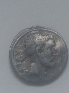 Silber Denarius Brutus Servillus Ahala Römische Republik Übergang Kaiserzeit