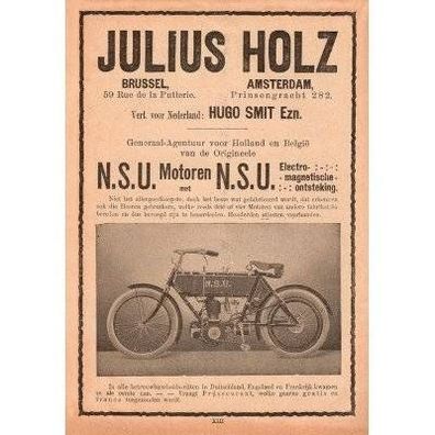 Farb-Poster NSU Modell 1906