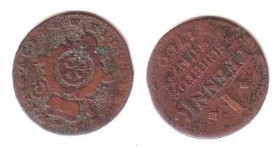 1 Pfennig Kupfer Scheidemünze Mainz 1769
