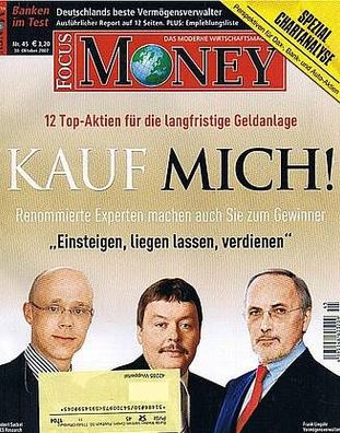 Focus Money 45/2007: 12 Top-Aktien für langfristige GA