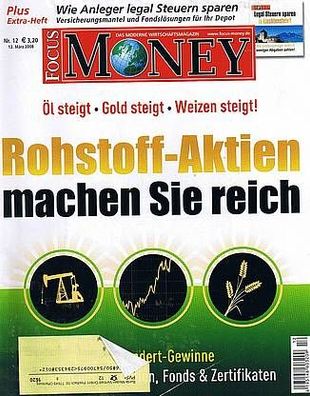 Focus Money 12/2008 + Beil. "Legal Steuern sparen ... ?"