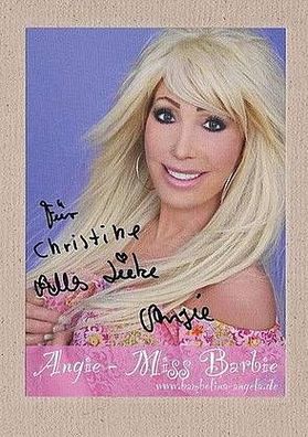 Angie -Miss Barbie - persönlich signiert