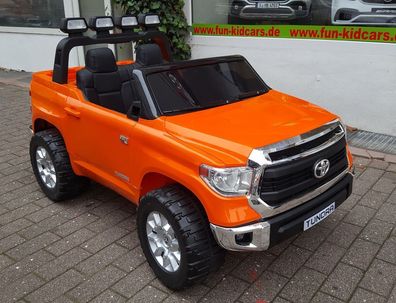 XXXL Toyota Tundra (2x 200Watt 24V) 2 Sitzer Kinder Elektroauto Kinderauto orange