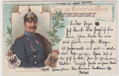 45941 Präge Ak Kaiser Wilhelm II 1899
