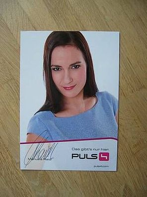 Puls4 Fernsehmoderatorin Manuela Raidl - handsigniertes Autogramm!!!
