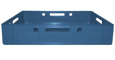 Lagerkiste Transportbox Metzgerkiste Eurobehälter Stapelbehälter neu E1 blau