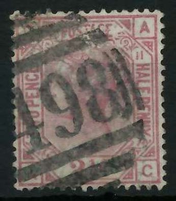 Grossbritannien 1840-1901 Nr 47 PL11 gestempelt X8690B6