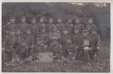 39209 Foto Ak Kamenz Ersatz Batl. Infanterie Regiment 103, 1918
