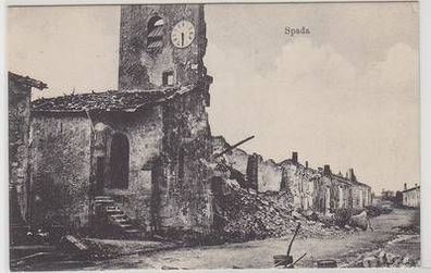 42157 Ak Spada Frankreich France Zerstörungen 1. Weltkrieg um 1915