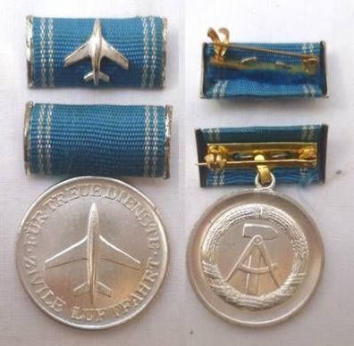 DDR Medaille Zivile Luftfahrt in Silber für treue Dienste