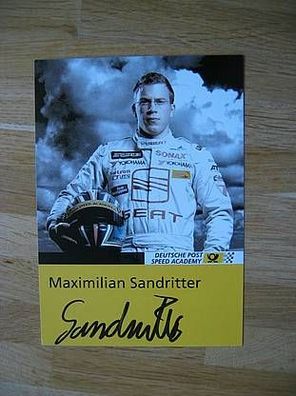 Rennfahrer Maximilian Sandritter handsign. Autogramm!!!