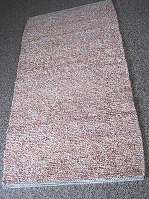 Handwebteppich Baumwolle 135 x 70 cm