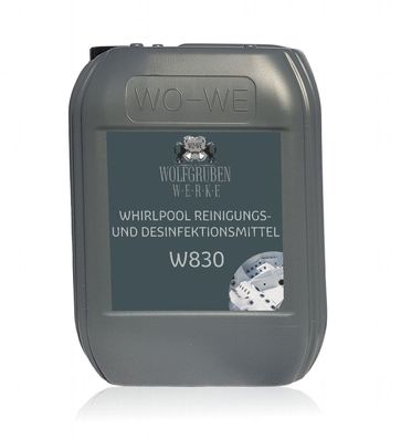 Whirlpoolreiniger Poolreiniger Reiniger Desinfektion Reinigungsmittel W830 5-10L
