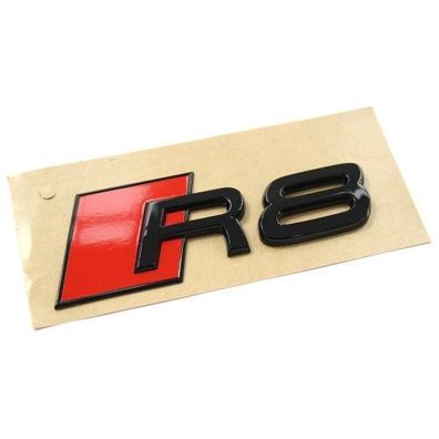 Original Audi R8 Schriftzug schwarz Tuning Exclusive Black Edition Emblem