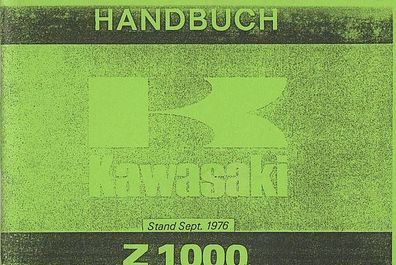 Handbuch Kawasaki Z 1000, Motorrad, 4 Zylinder 4Tackt mit obenliegende Nockenwelle