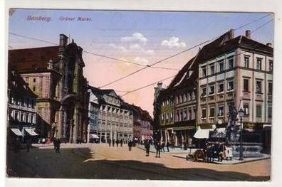 46310 Feldpost Ak Bamberg grüner Markt 1915