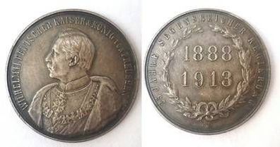 Medaille Preussen 25 Jahre segensreicher Regierung 1888-1913