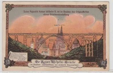 46361 Feldpost Ak Die Kaiser Wilhelm Brücke um 1916
