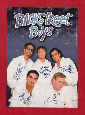 Backstreet Boys ( US-amerikanische Boygroup. ) - Autogrammkarte